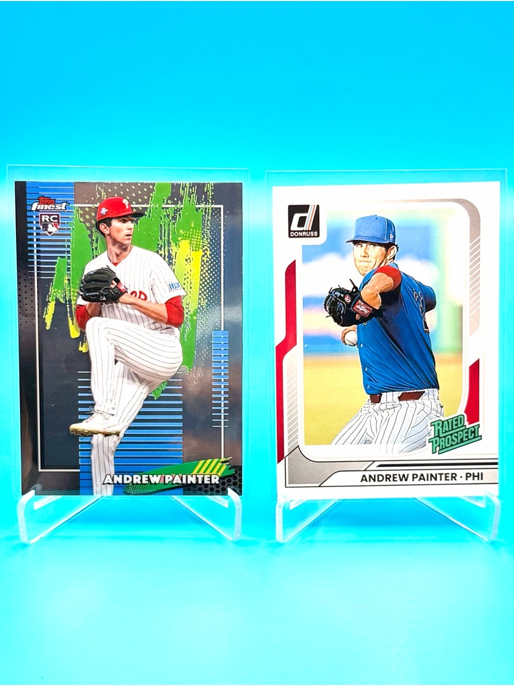🔥ANDREW PAINTER🔥Rookie Lot! 🔥Topps Finest Common Rookie + Rated Prospect! 😮
